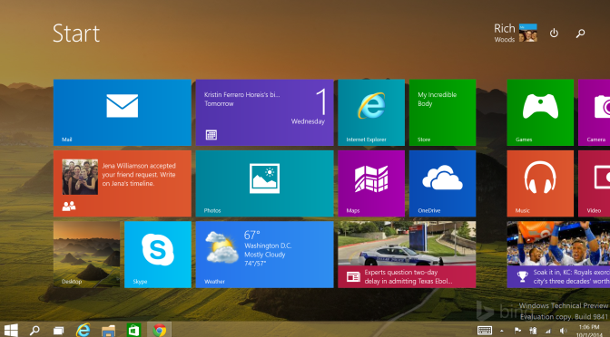 Windows 10 for Tablets First Impressions and Screenshots: There is No Start Menu
