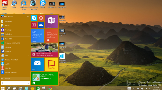 Windows 10 on Laptops: First Impressions and Screenshots